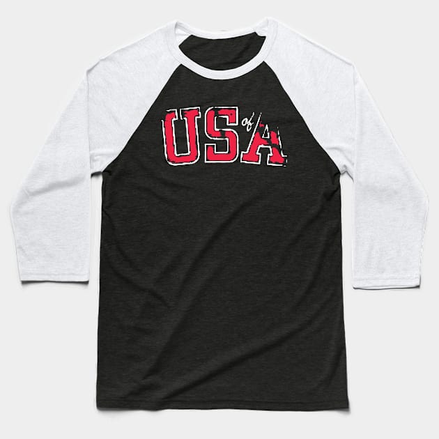 USA Baseball T-Shirt by Etopix